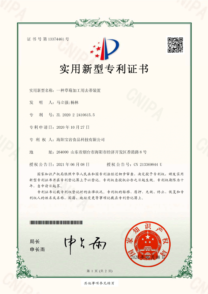 实用新型专利证书07