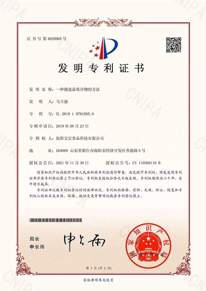 发明专利证书02