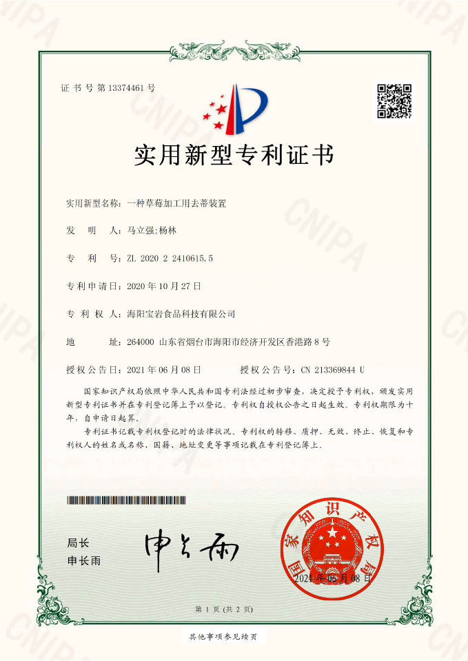 实用新型专利证书07