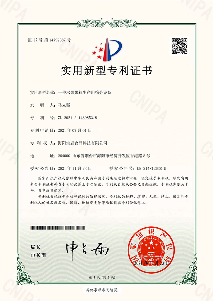 实用新型专利证书11