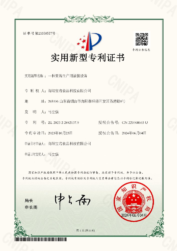 实用新型专利证书22